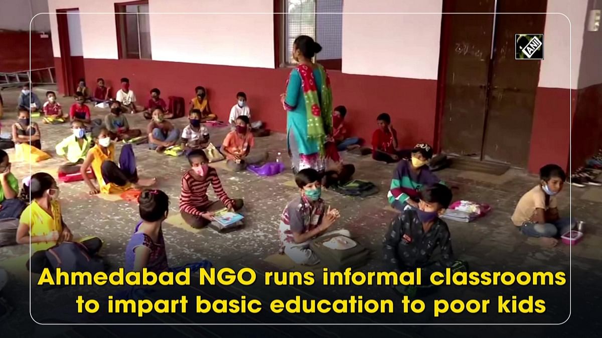Ahmedabad NGO runs informal classrooms to impart basic education to poor kids