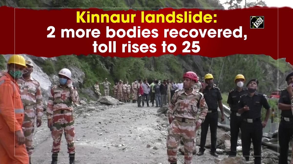 Kinnaur landslide: 2 more bodies recovered, toll rises to 25
