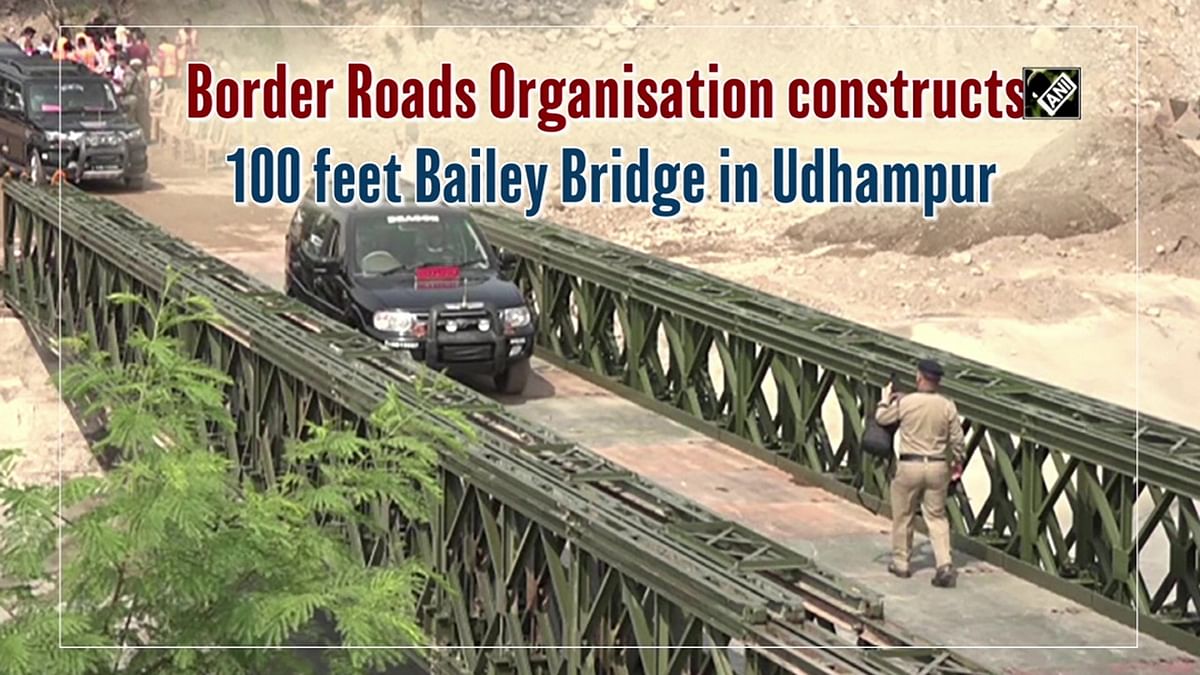 Border Roads Organisation constructs 100 feet Bailey Bridge in Udhampur