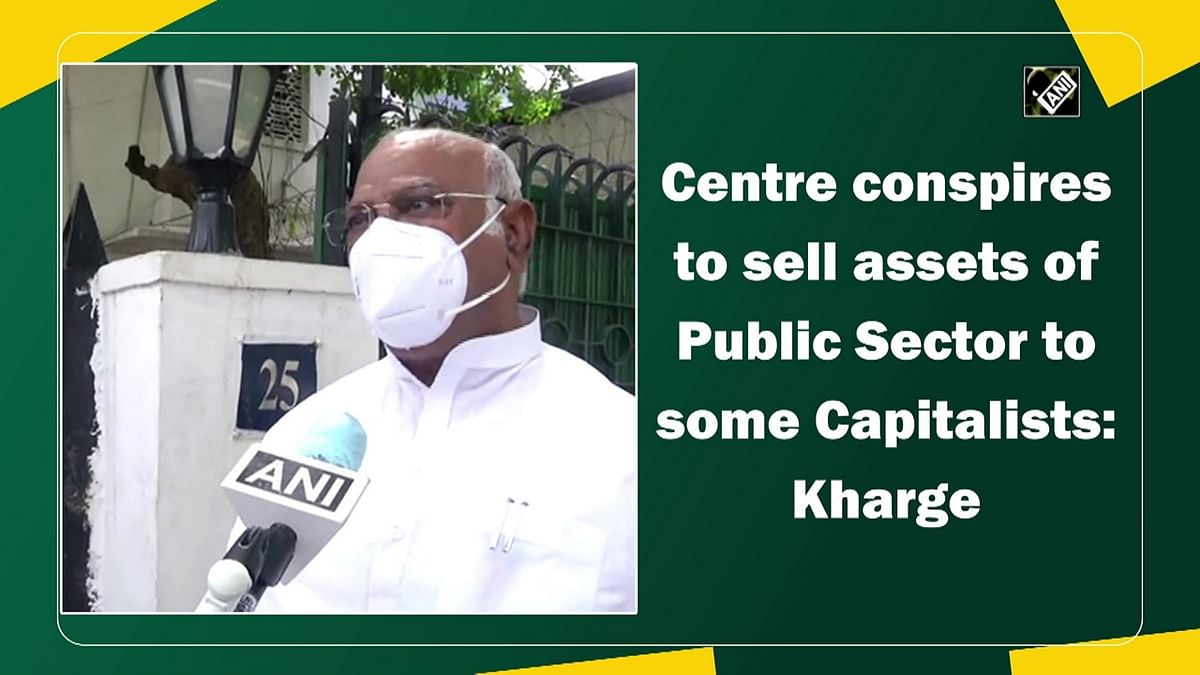 Centre conspires to sell assets of public sector to some capitalists: Kharge