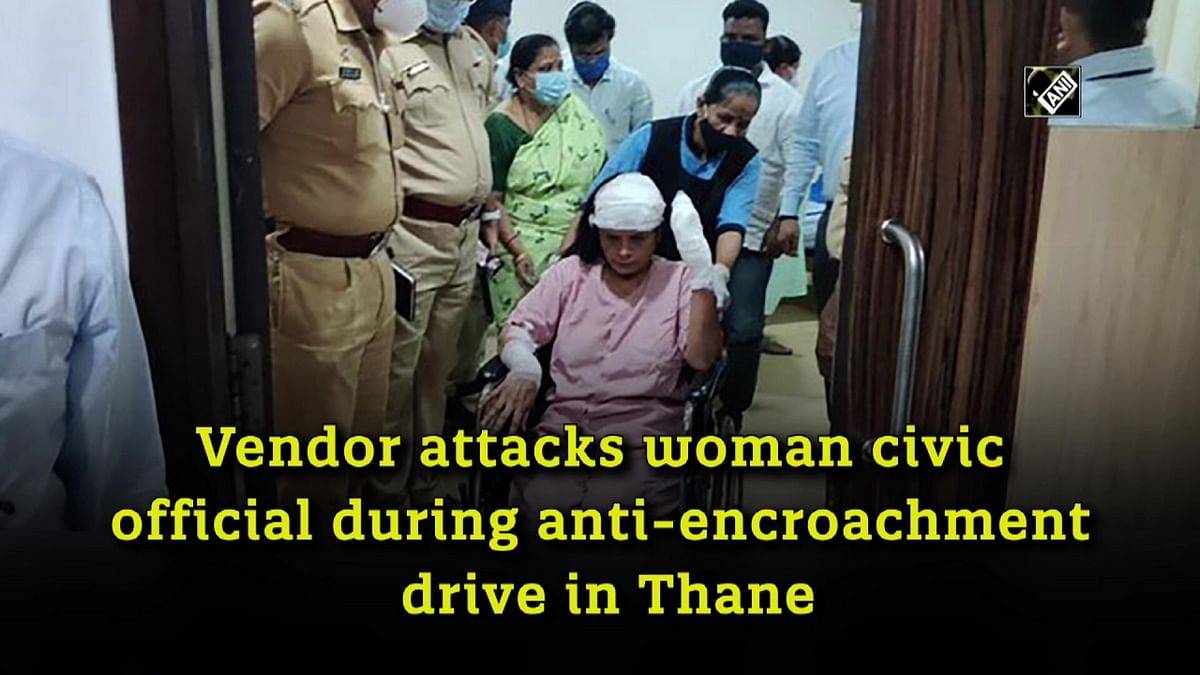 Vendor attacks woman civic official during anti-encroachment drive in Thane