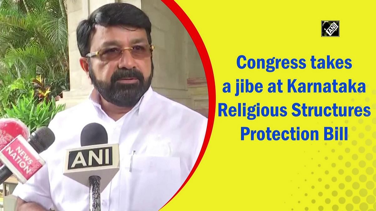 Congress takes a jibe at Karnataka Religious Structures Protection Bill