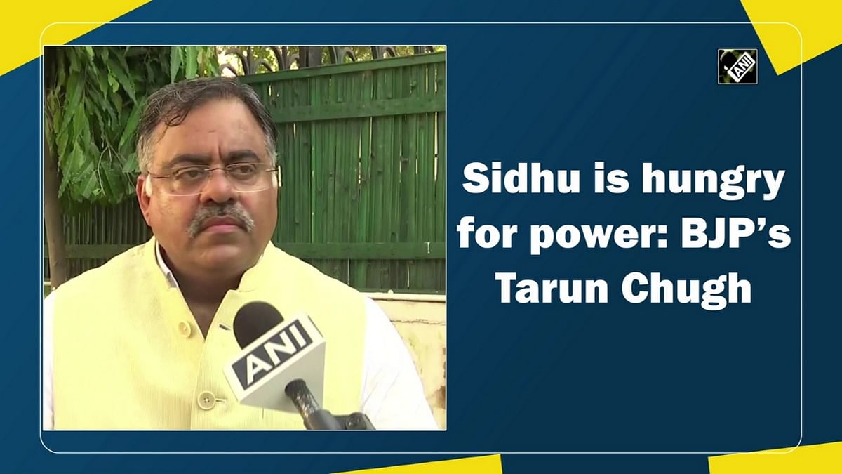 Sidhu is hungry for power: BJP’s Tarun Chugh