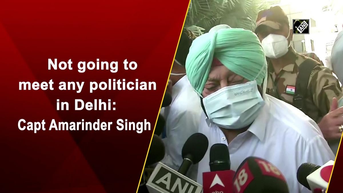 Not going to meet any politician in Delhi: Captain Amarinder Singh