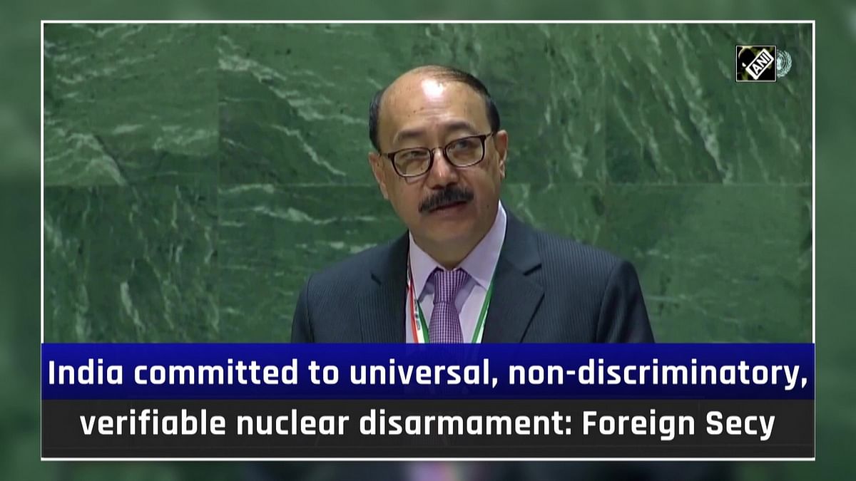 India committed to universal, non-discriminatory, verifiable nuclear disarmament: Foreign Secy