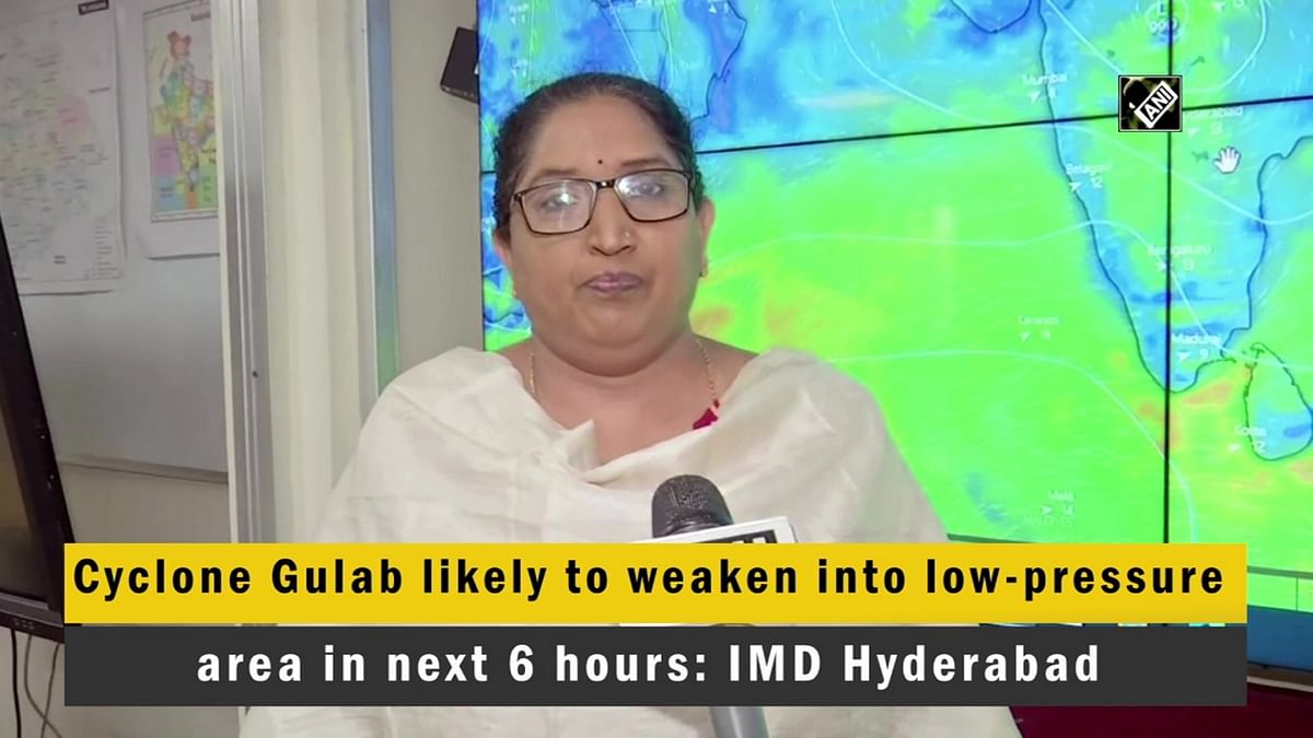 Cyclone Gulab likely to weaken into low-pressure area in next 6 hours: IMD Hyderabad 