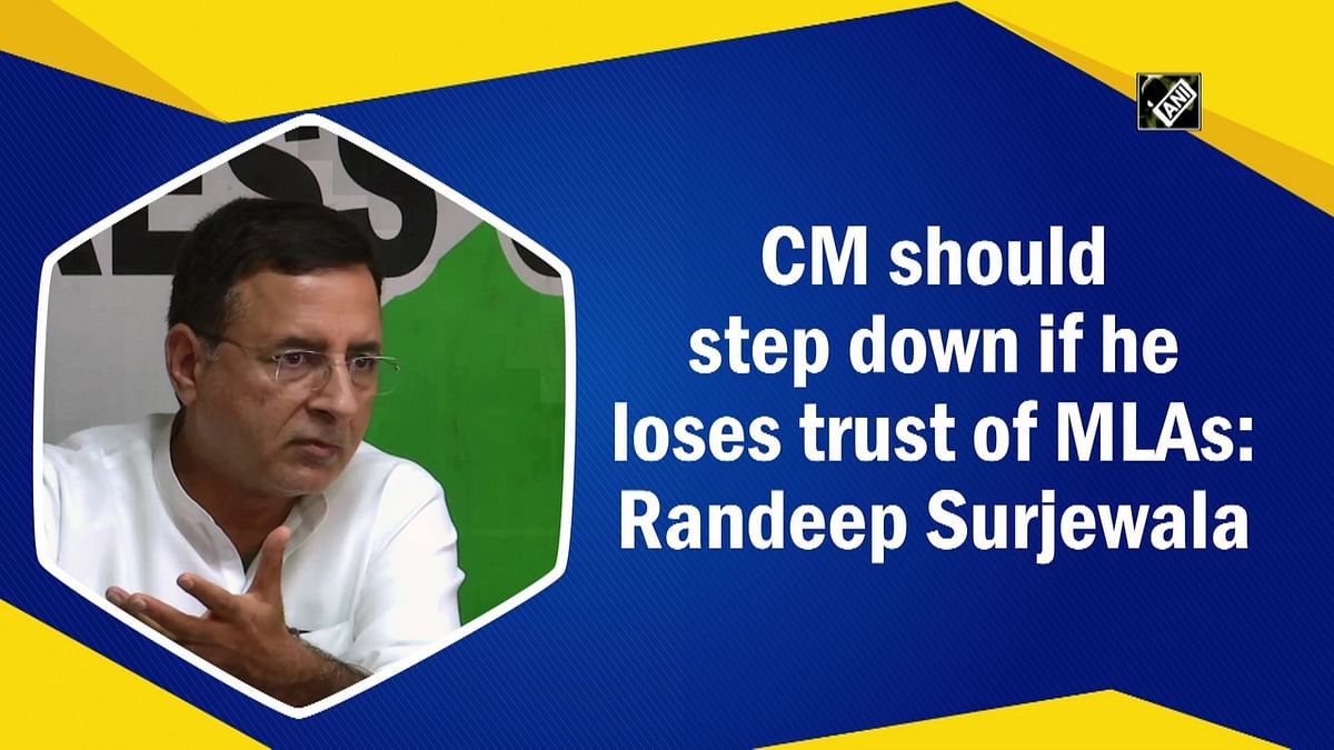 CM should step down if he loses trust of MLAs: Surjewala