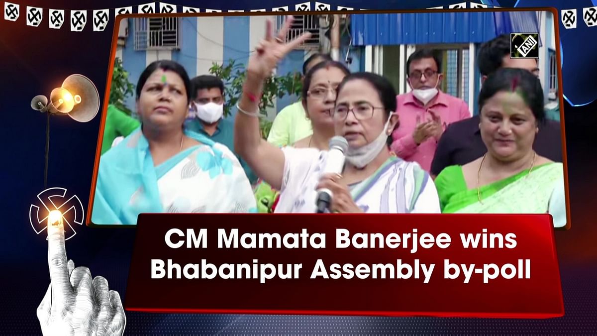 CM Mamata Banerjee wins Bhabanipur Assembly by-poll