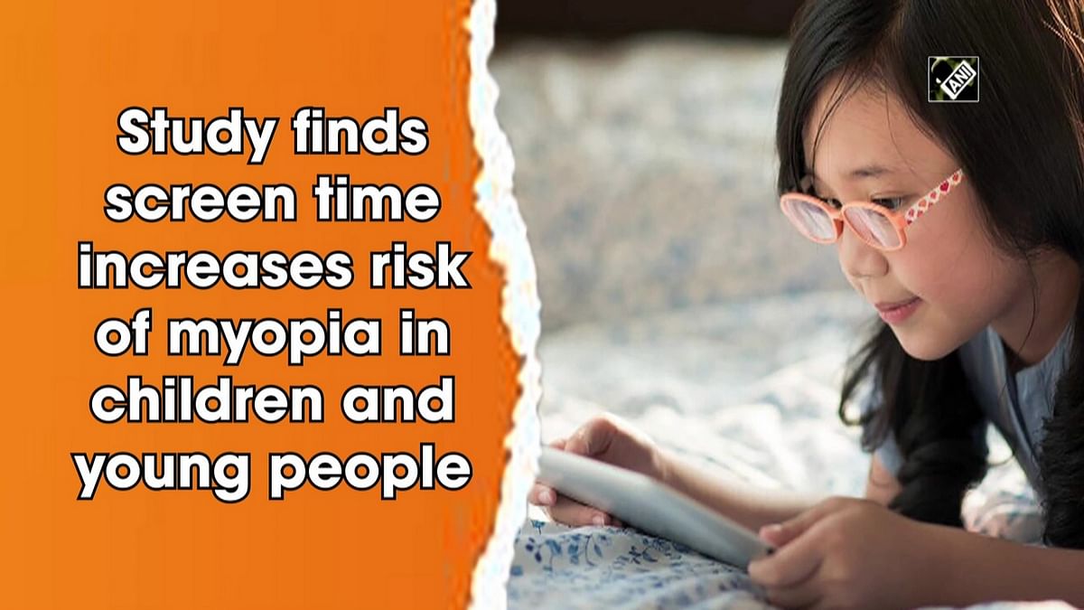 Study finds screen time increases risk of myopia in children, young people
