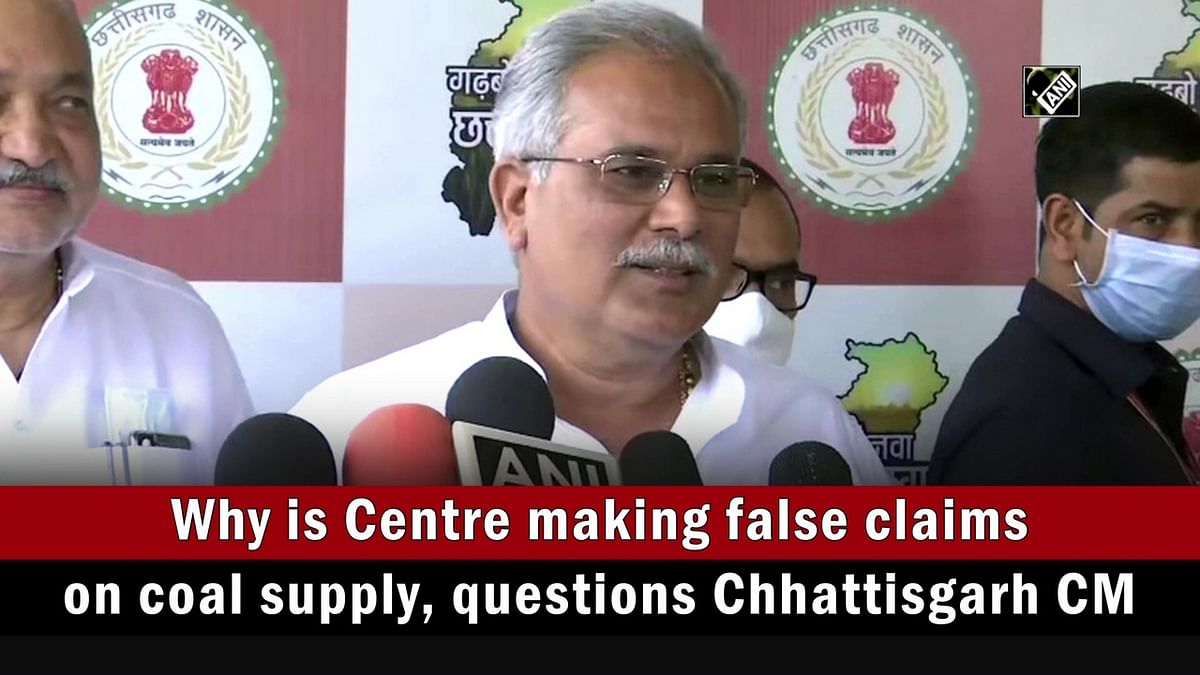 Why is Centre making false claims on coal supply, asks Chhattisgarh CM