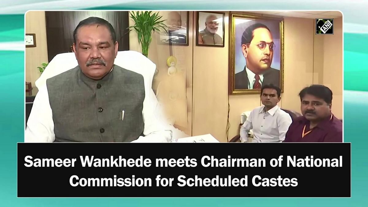 Sameer Wankhede meets Chairman of National Commission for Scheduled Castes
