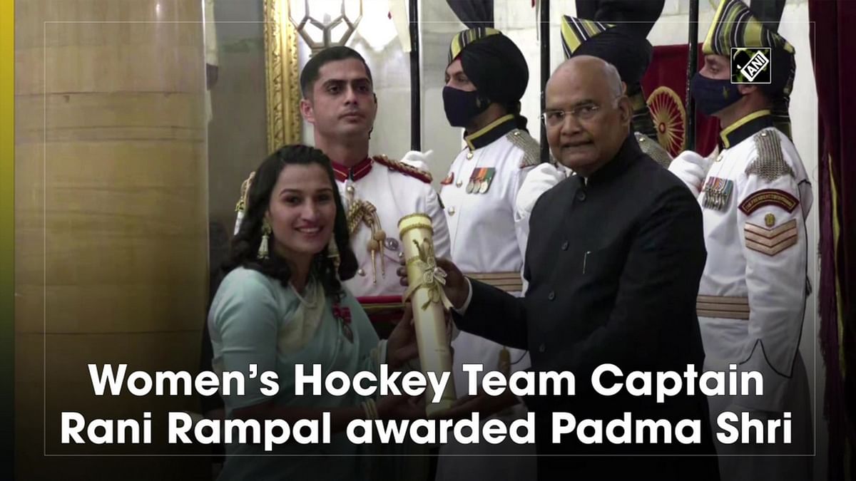 Women’s Hockey Team Captain Rani Rampal awarded Padma Shri