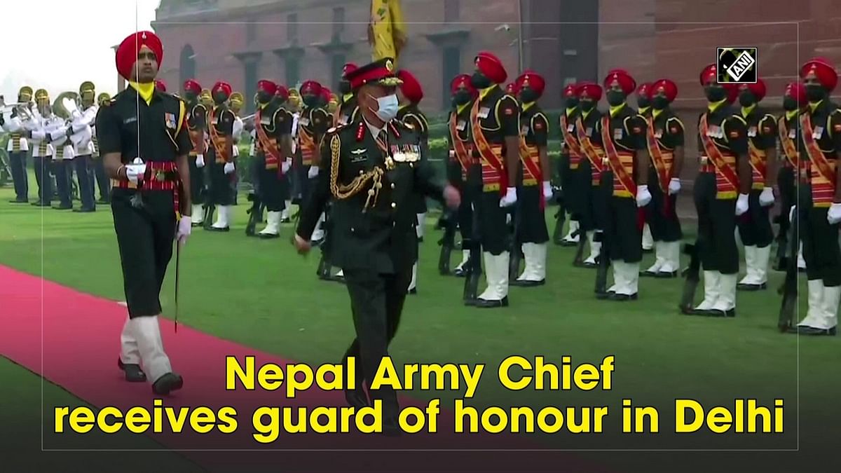 Nepal Army Chief receives guard of honour in Delhi