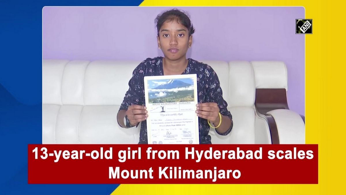 13-year-old girl from Hyderabad scales Mount Kilimanjaro 