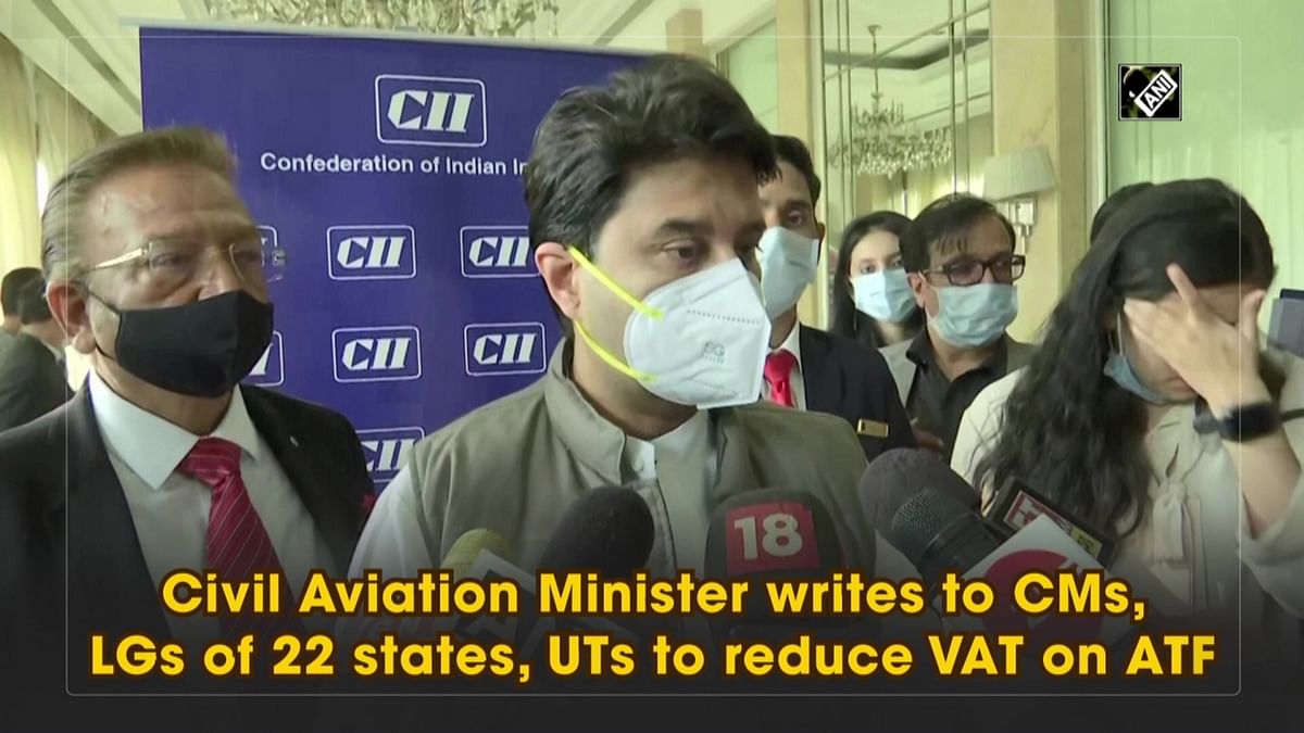 Civil Aviation Minister writes to CMs, LGs of 22 states, UTs to reduce VAT on ATF