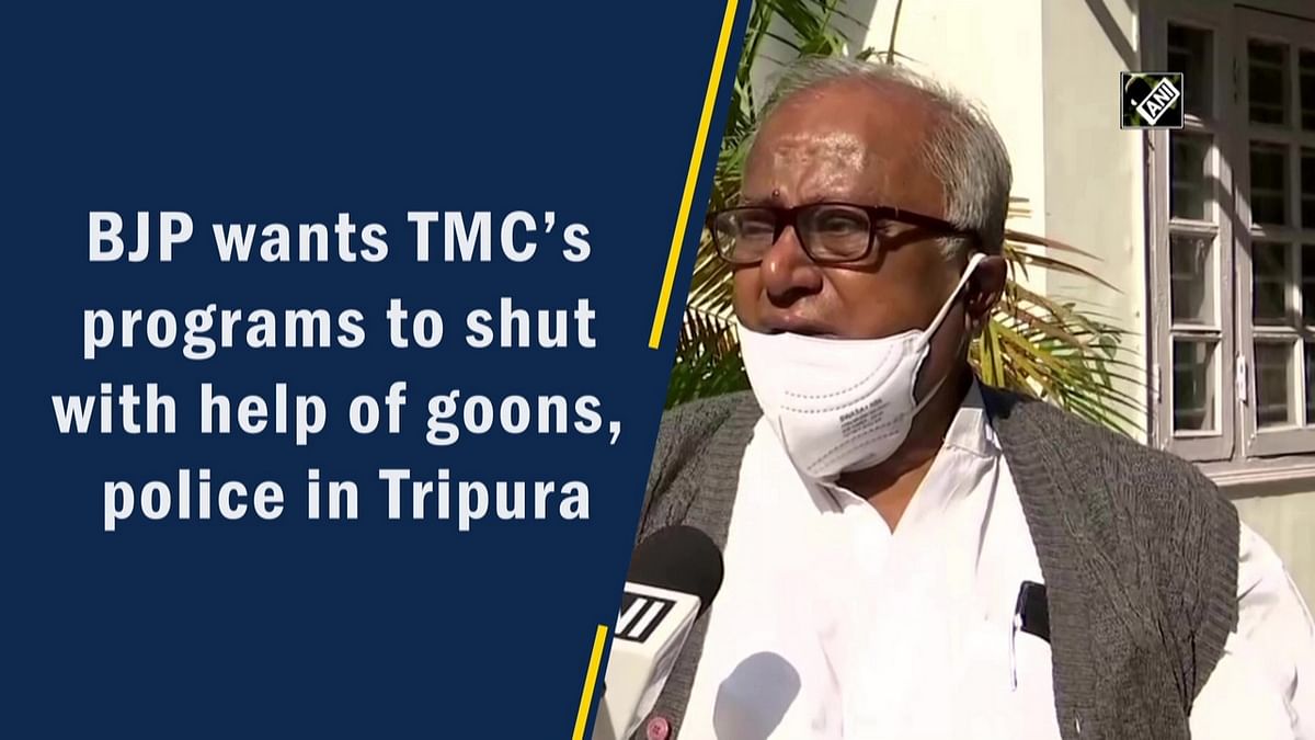 BJP wants TMC’s programs to shut with help of goons, police in Tripura: Saugata Roy