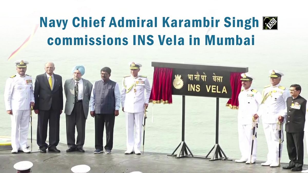 Navy Chief Admiral Karambir Singh commissions INS Vela in Mumbai