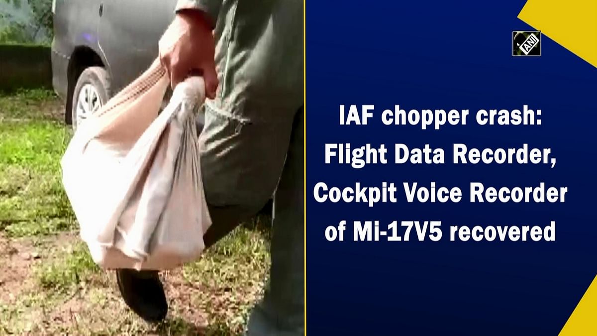 IAF chopper crash: Flight Data Recorder, Cockpit Voice Recorder of Mi-17V5 recovered