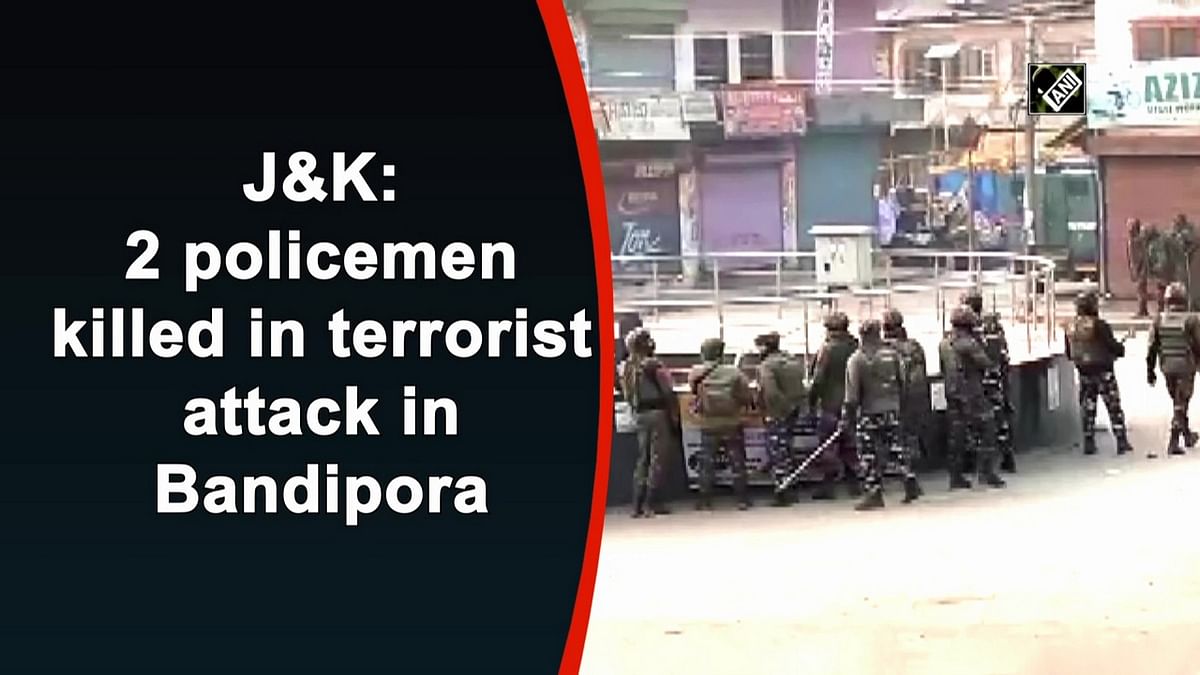 J&K: 2 policemen killed in terrorist attack in Bandipora 