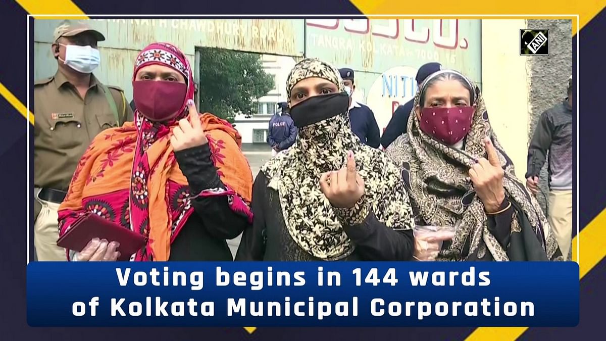 Voting begins in 144 wards of Kolkata Municipal Corporation