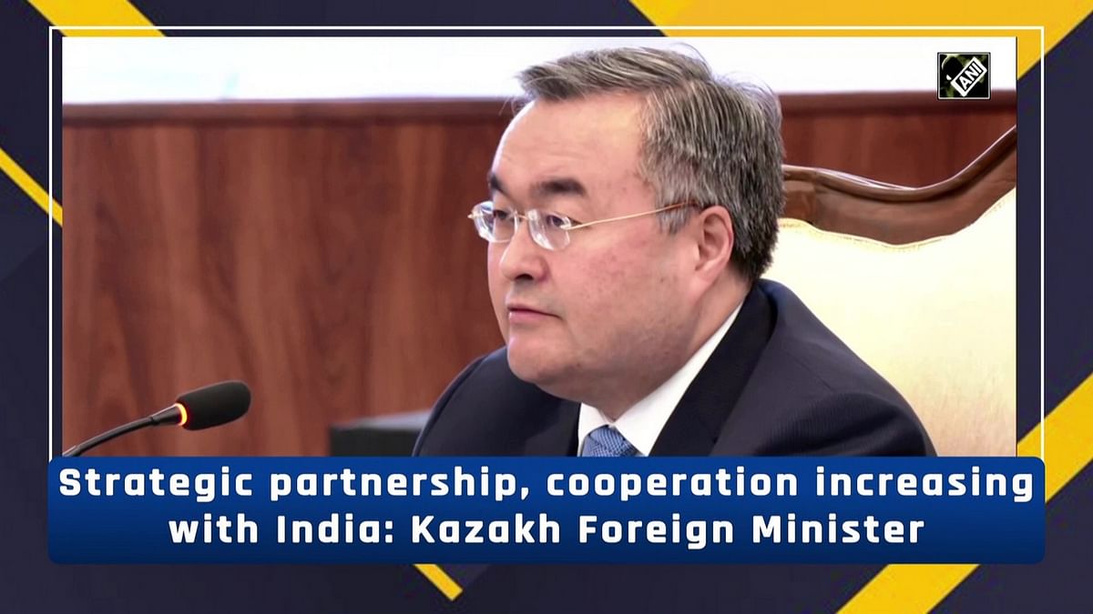 Strategic partnership, cooperation increasing with India: Kazakh Foreign Minister