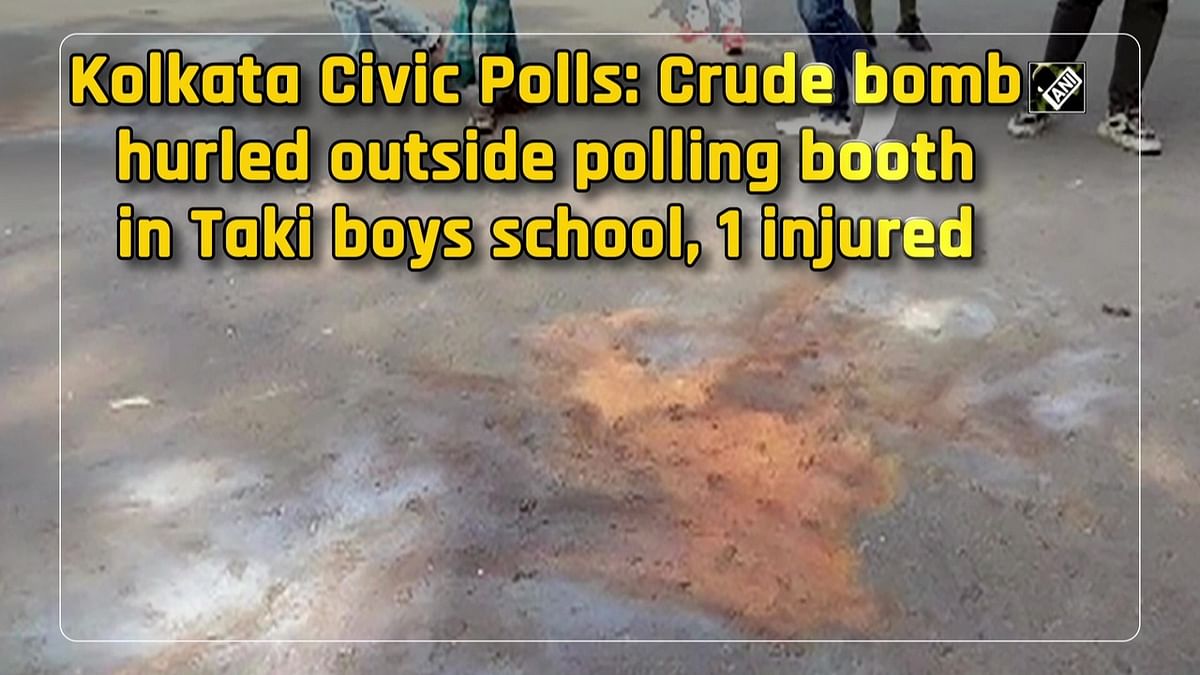 Kolkata Civic Polls: Crude bomb blast outside polling booth, 1 injured