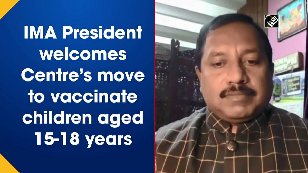 IMA President welcomes Centre’s move to vaccinate children aged 15-18 years