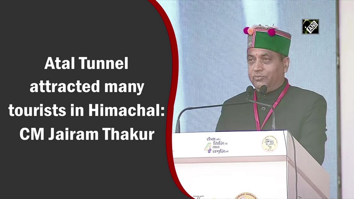 Atal Tunnel attracted many tourists in Himachal: CM Jairam Thakur