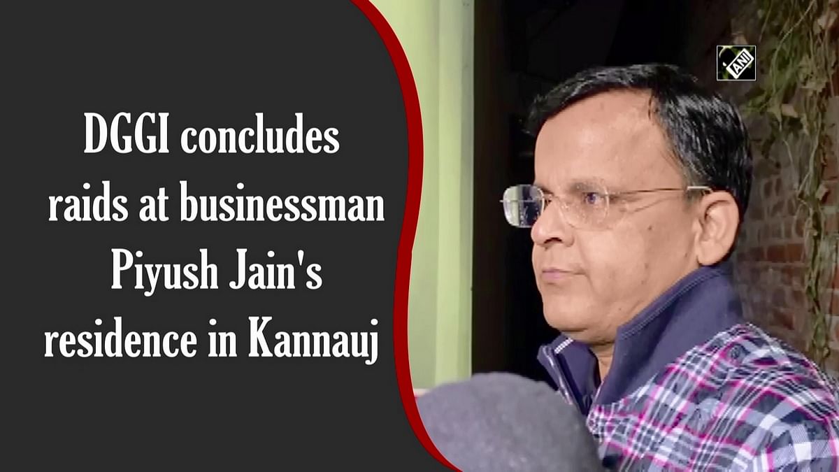 DGGI concludes raids at businessman Piyush Jain's residence in Kannauj 