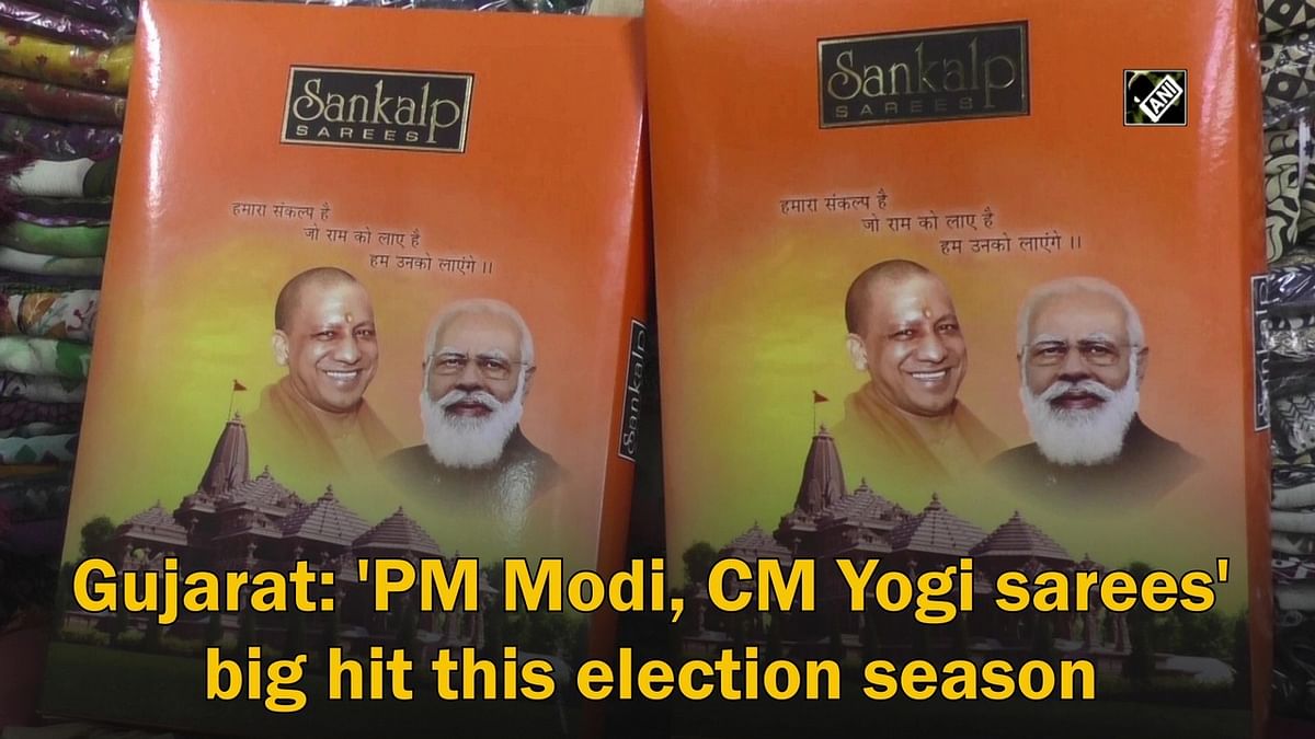 Gujarat: 'PM Modi, CM Yogi sarees' big hit this election season