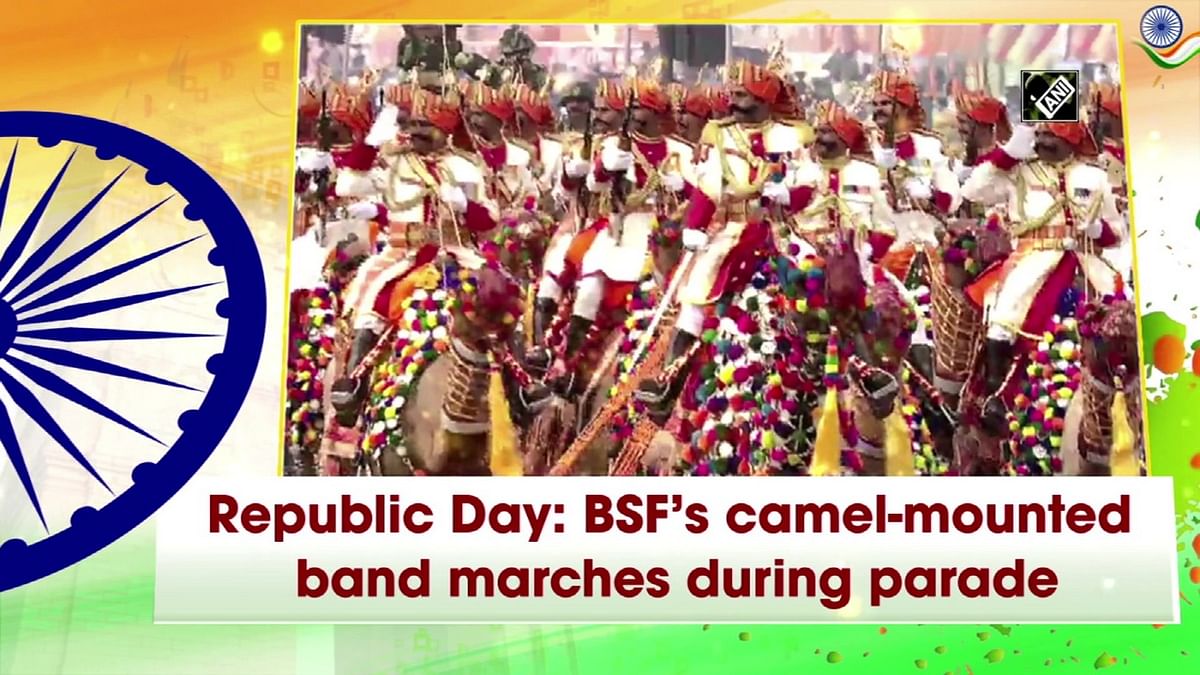 Republic Day: BSF’s camel-mounted band marches during parade