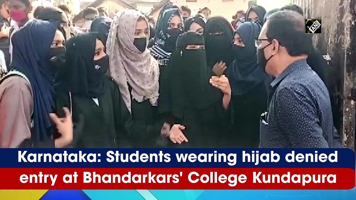 After Udupi, students wearing hijab denied entry at college in Kundapura