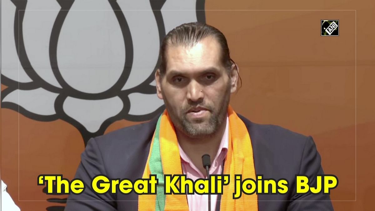 ‘The Great Khali’ joins BJP