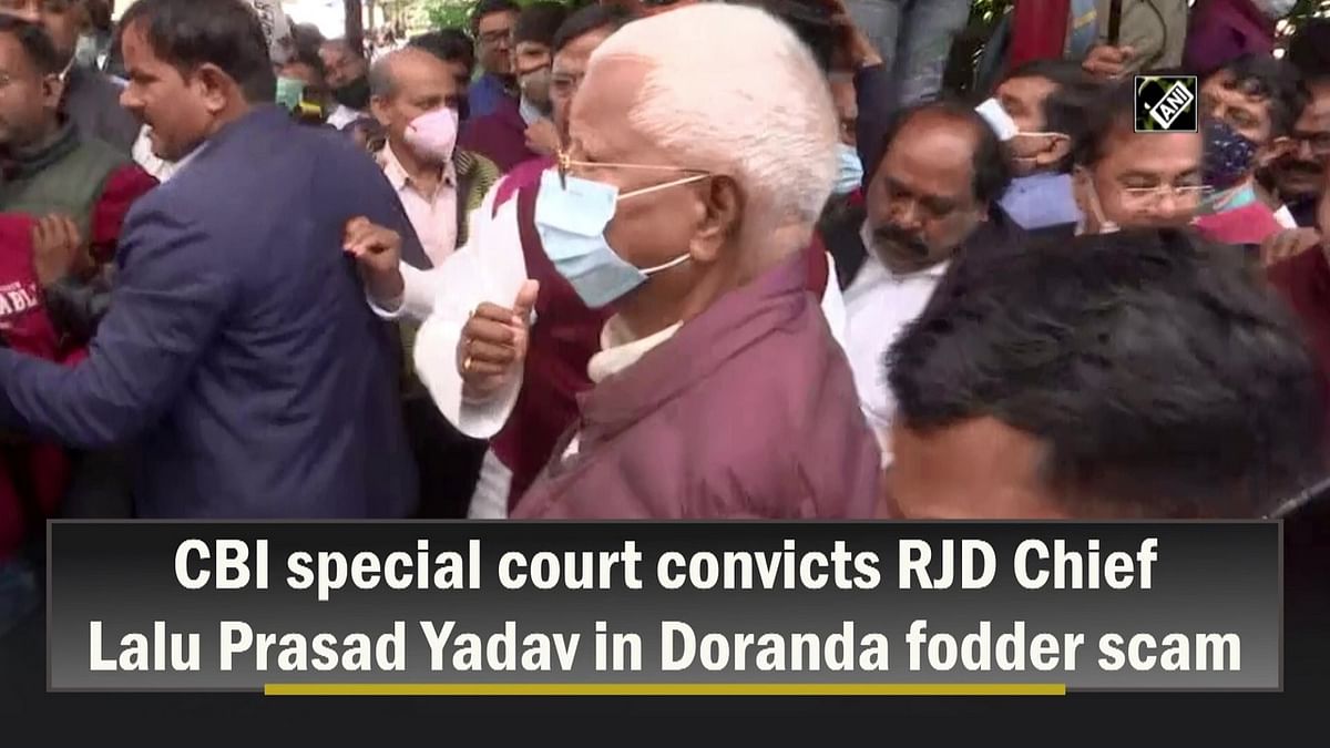 CBI special court convicts RJD Chief Lalu Prasad Yadav in Doranda fodder scam