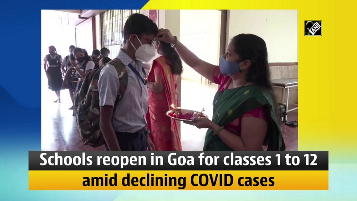 Schools reopen in Goa for classes 1 to 12 as Covid cases decline
