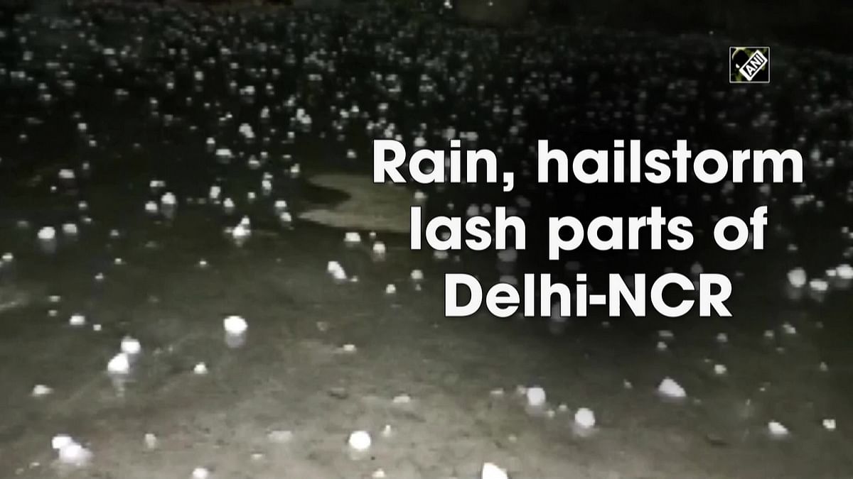 Rain, hailstorm lash parts of Delhi-NCR