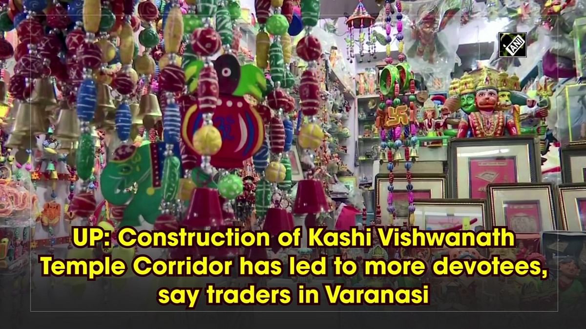 UP: Construction of Kashi Vishwanath Temple Corridor has led to more devotees, say traders in Varanasi 