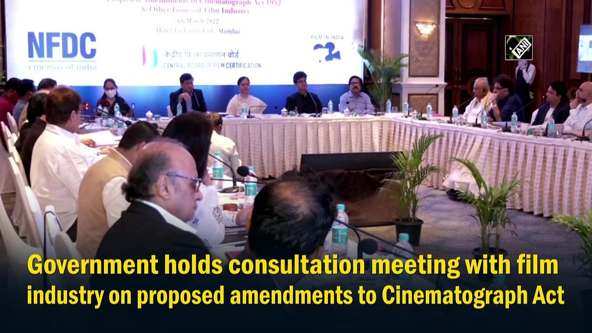 Govt holds consultation meeting with film industry on proposed amendments to Cinematograph Act