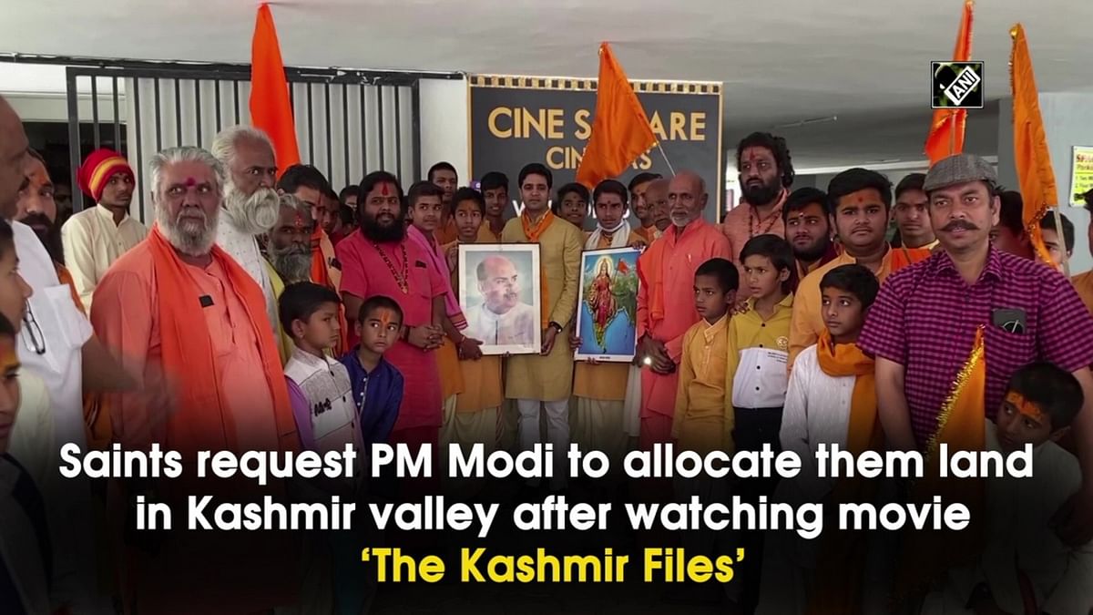 Saints request PM to allocate them land in Kashmir after watching ‘The Kashmir Files’