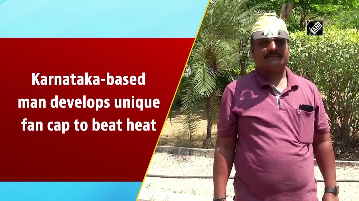 Karnataka-based man develops unique cap to beat heat