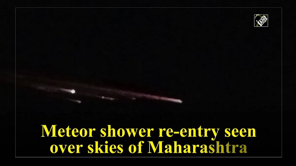 Meteor shower re-entry seen over skies of Maharashtra