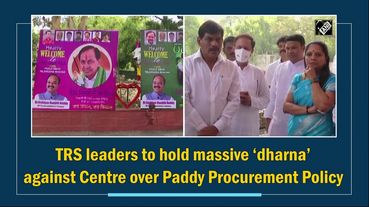 TRS leaders to hold dharna against Centre over paddy procurement