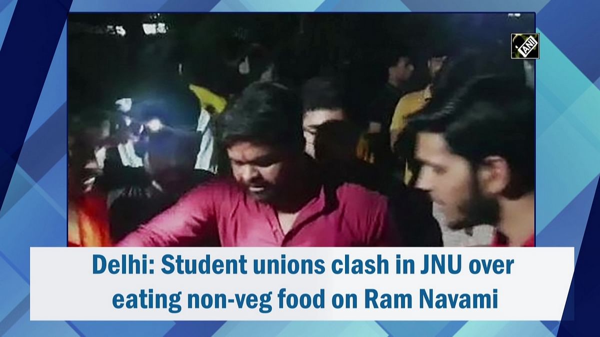 JNU students clash over eating non-veg food on Ram Navami