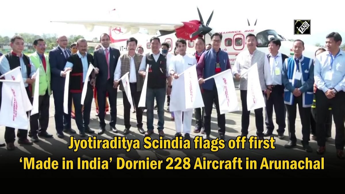 ‘Made in India’ Dornier 228 aircraft takes off first commercial flight in Arunachal Pradesh