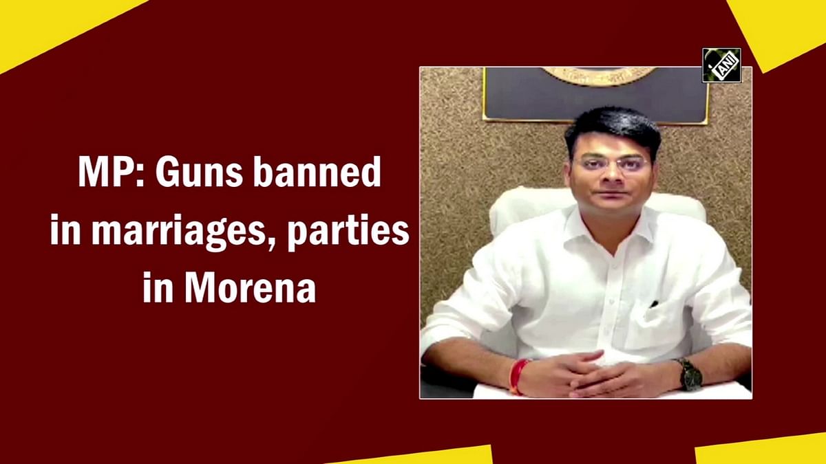 MP: Guns banned in marriages, parties in Morena