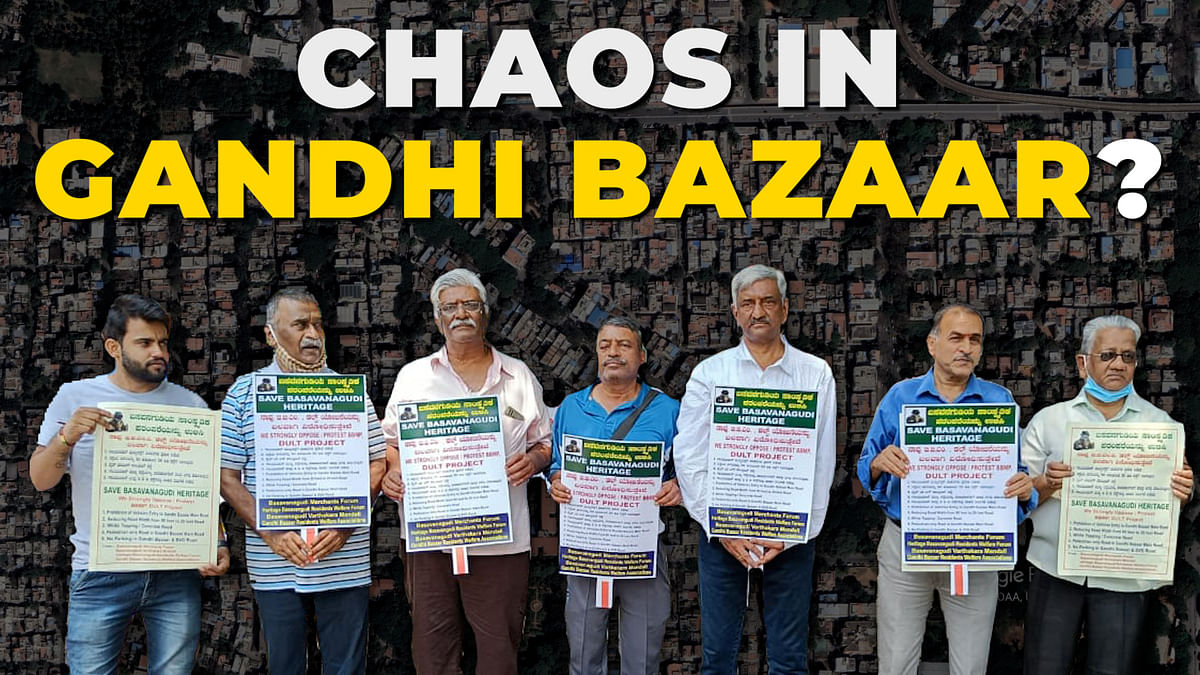 Chaos in Bengaluru's Gandhi Bazaar over redevelopment plan