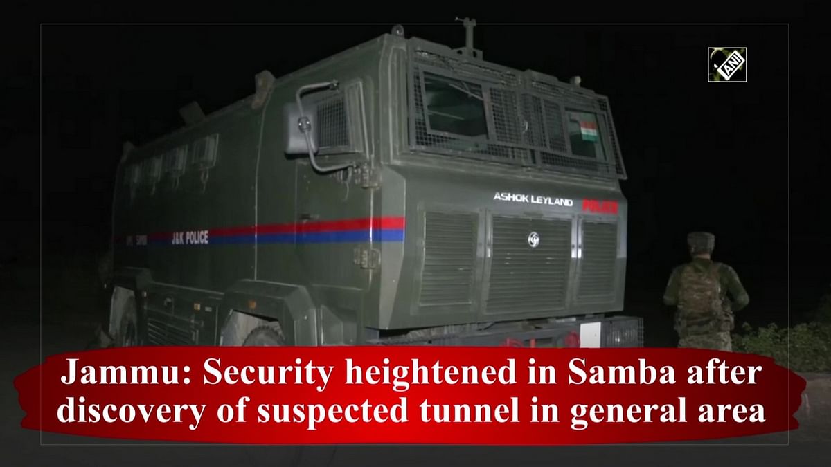 Jammu: Security heightened in Samba after discovery of suspected tunnel in general area 