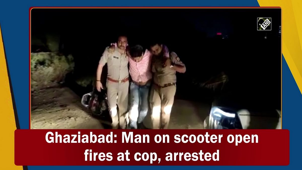 Ghaziabad: Man on scooter open fires at cop, arrested