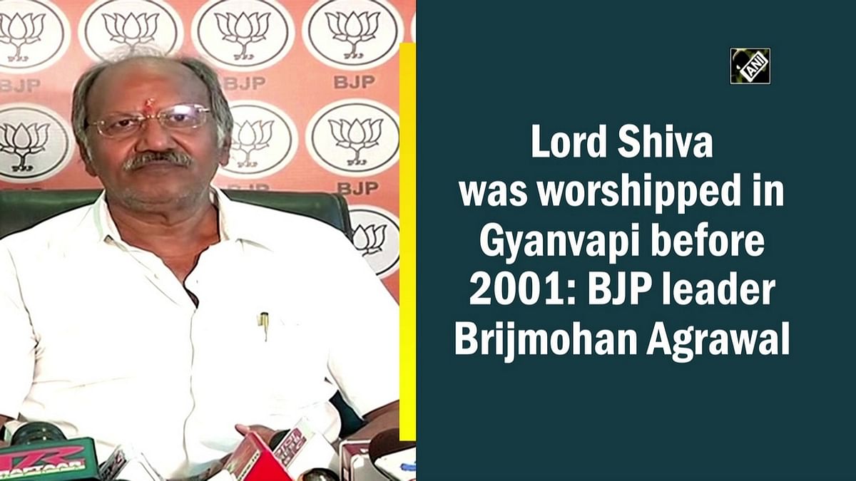 Lord Shiva was worshipped in Gyanvapi before 2001: BJP leader Brijmohan Agrawal