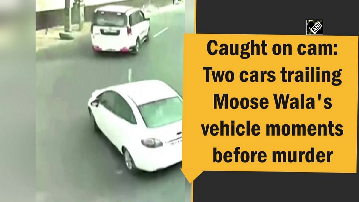 Caught on cam: Two cars trailing Moosewala's vehicle moments before murder 